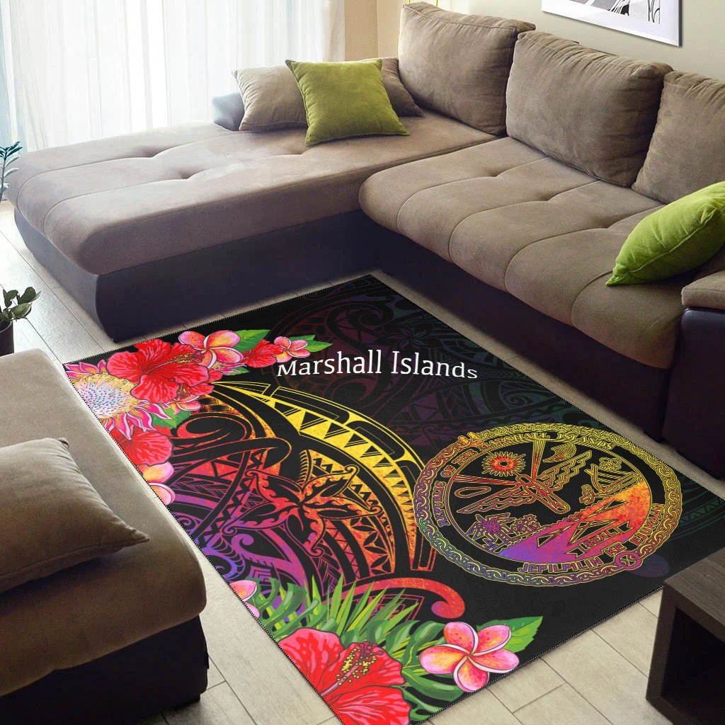 Marshall Islands Area Rug - Tropical Hippie Style - Vibe Hoodie Shop