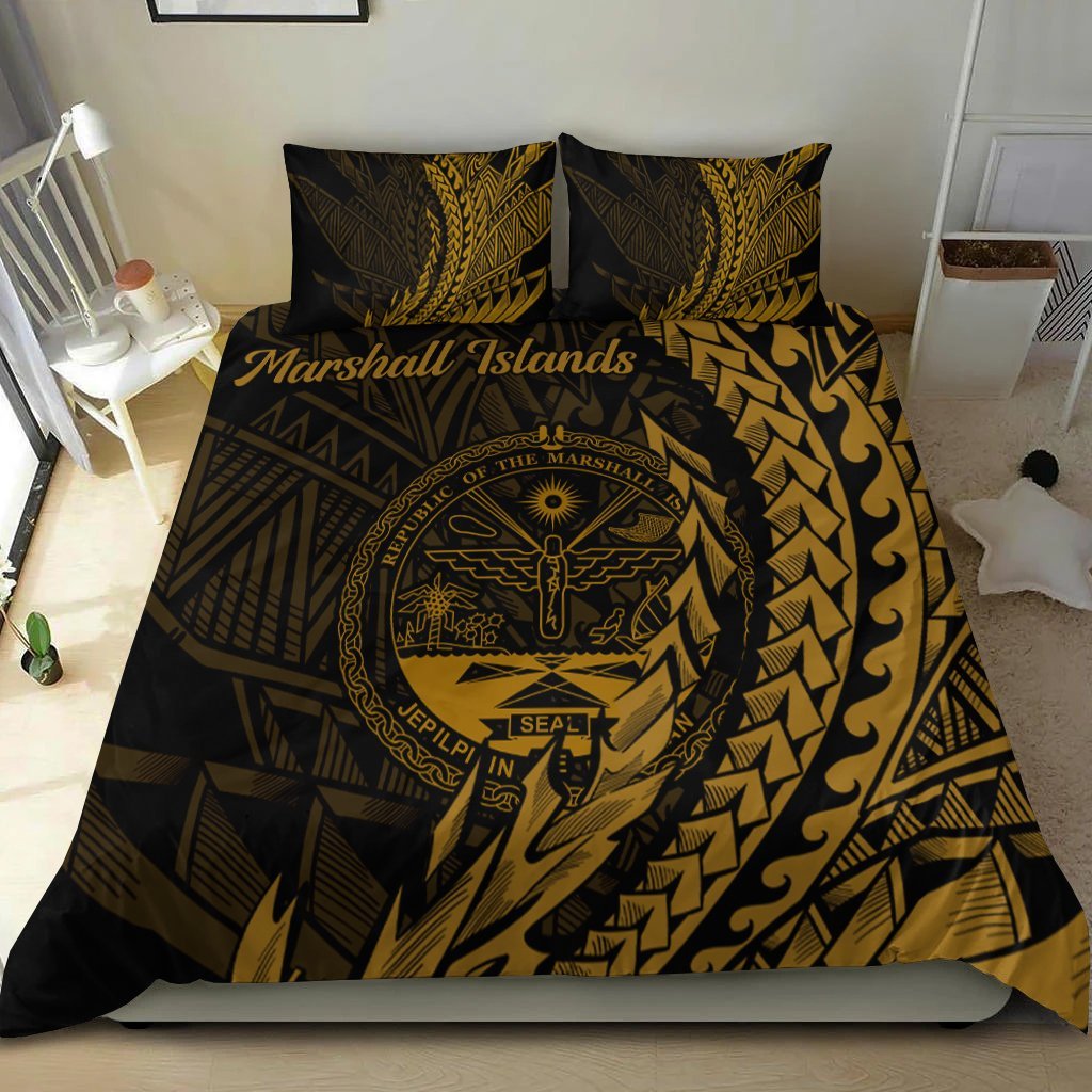 Marshall Islands Bedding Set - Wings Style - Vibe Hoodie Shop