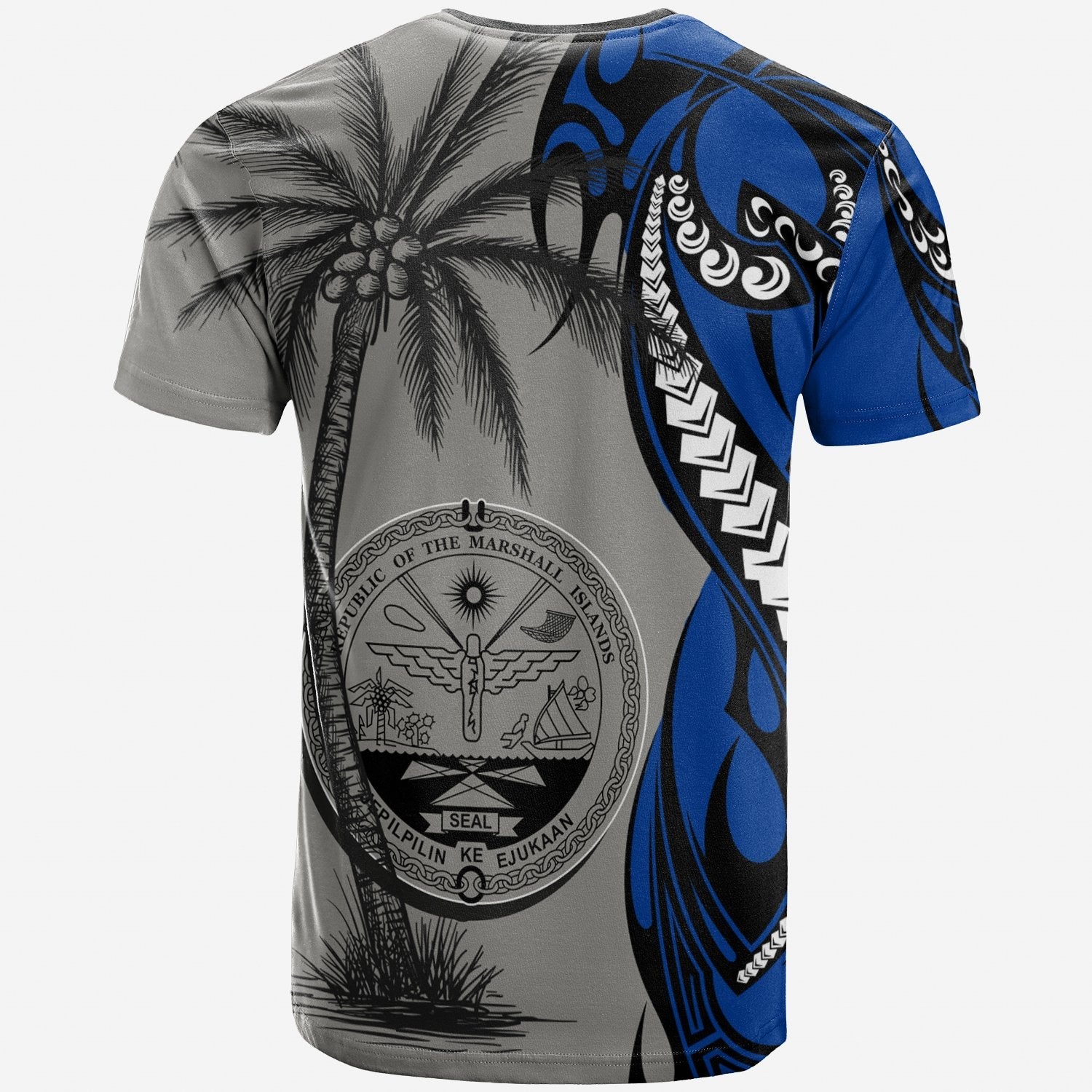 Marshall Islands T shirt - Classical Coconut Tree - Vibe Hoodie Shop