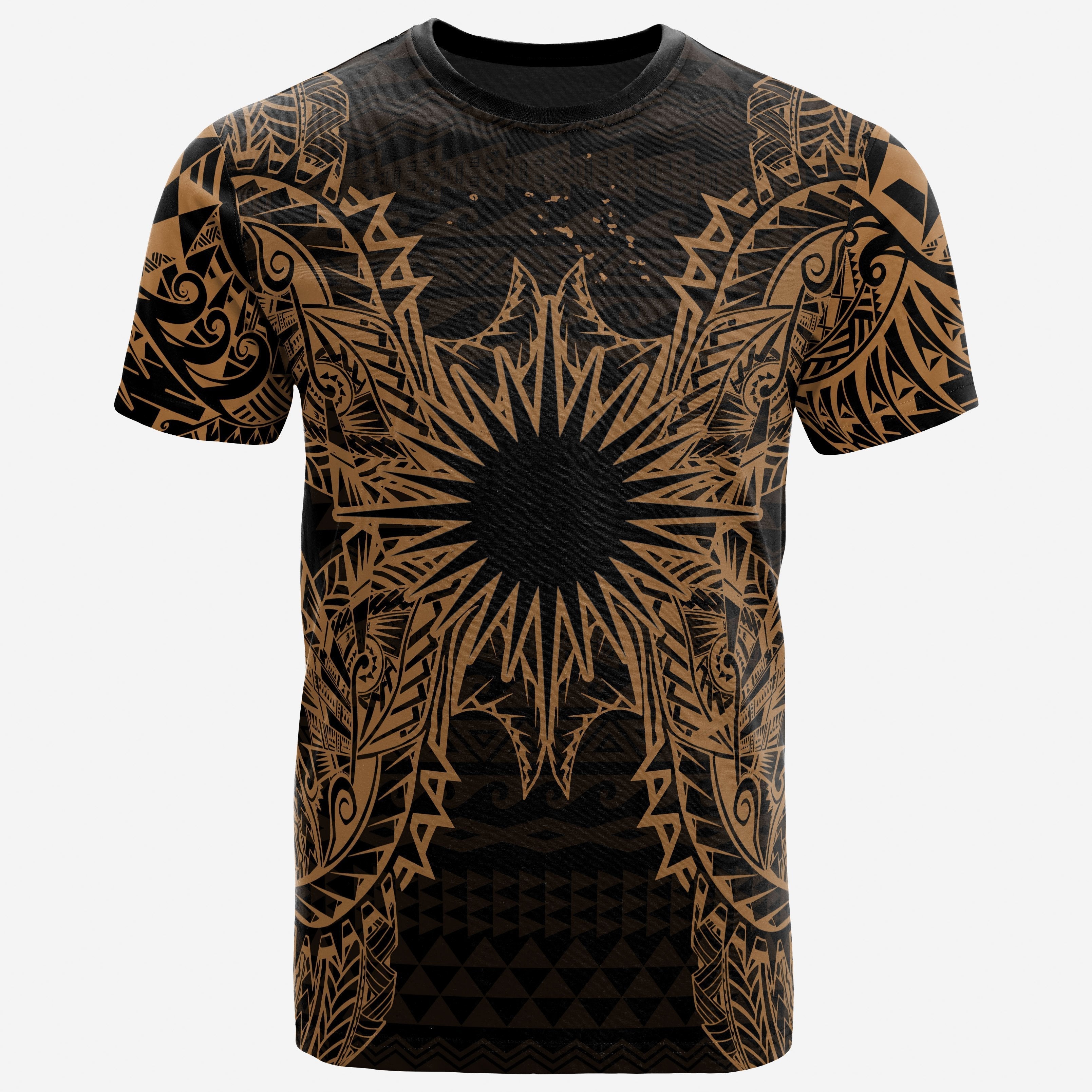 Vibe Hoodie Marshall Islands All T shirt - Marshall Islands Flag Map Polynesian Tattoo Gold - Vibe Hoodie Shop