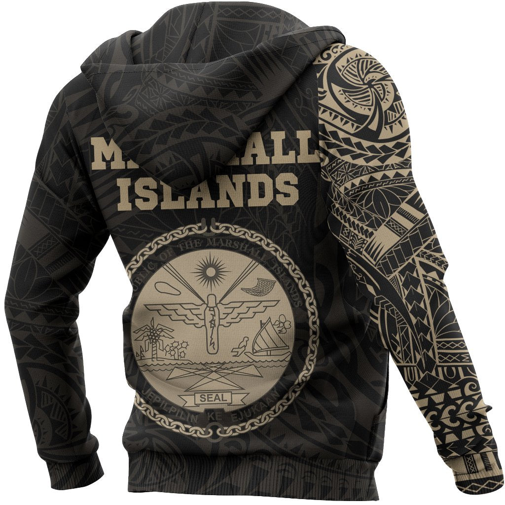 Marshall Islands Hoodie Tattoo Style Version 2.0 - Vibe Hoodie Shop