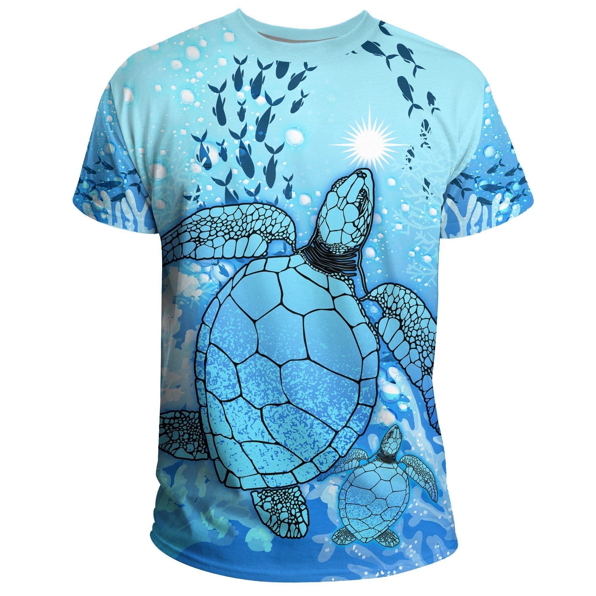 Marshall Islands T shirt Ocean Life (Women's/Men's) - Vibe Hoodie Shop