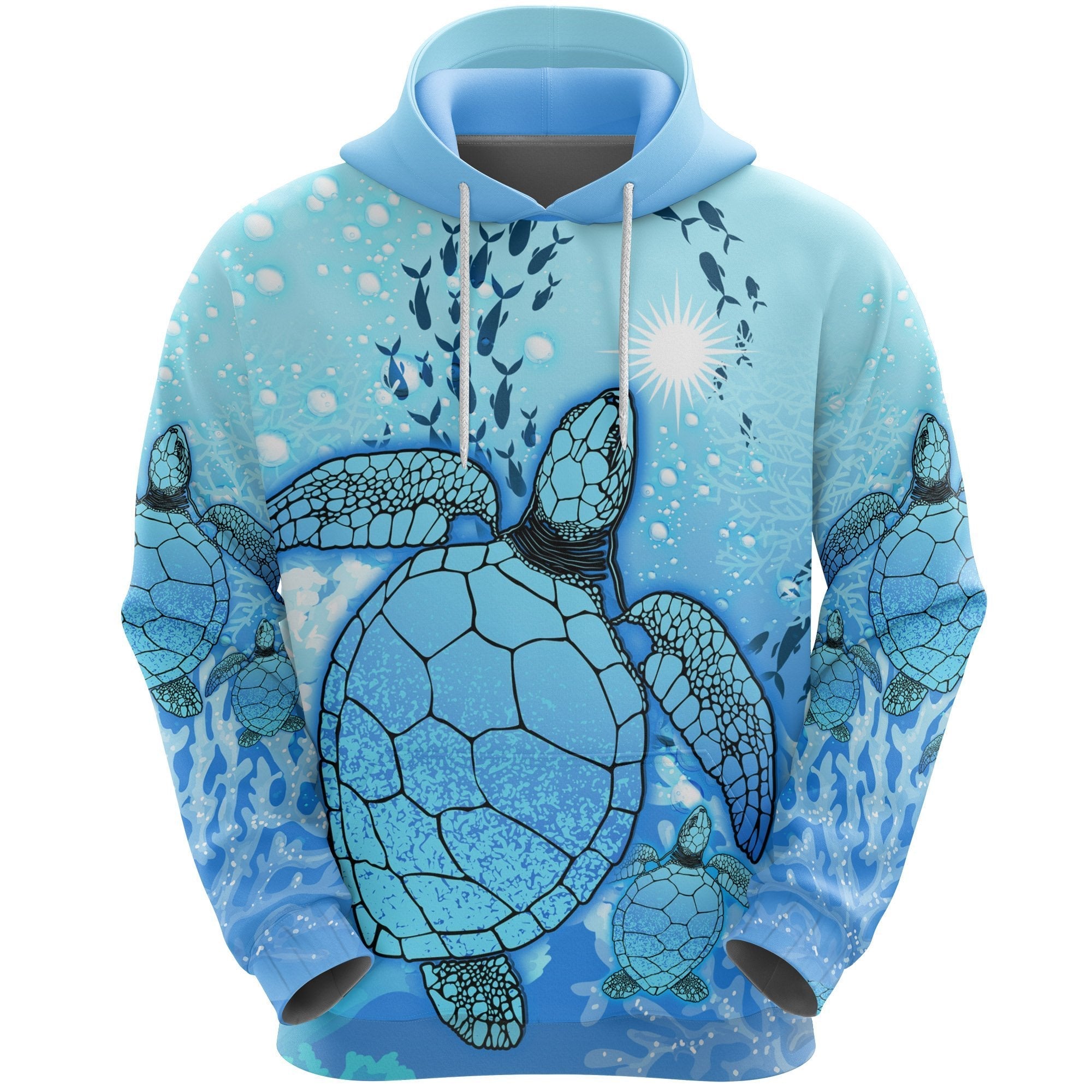 Marshall Islands Hoodie Ocean Life (Women's/Men's) - Vibe Hoodie Shop