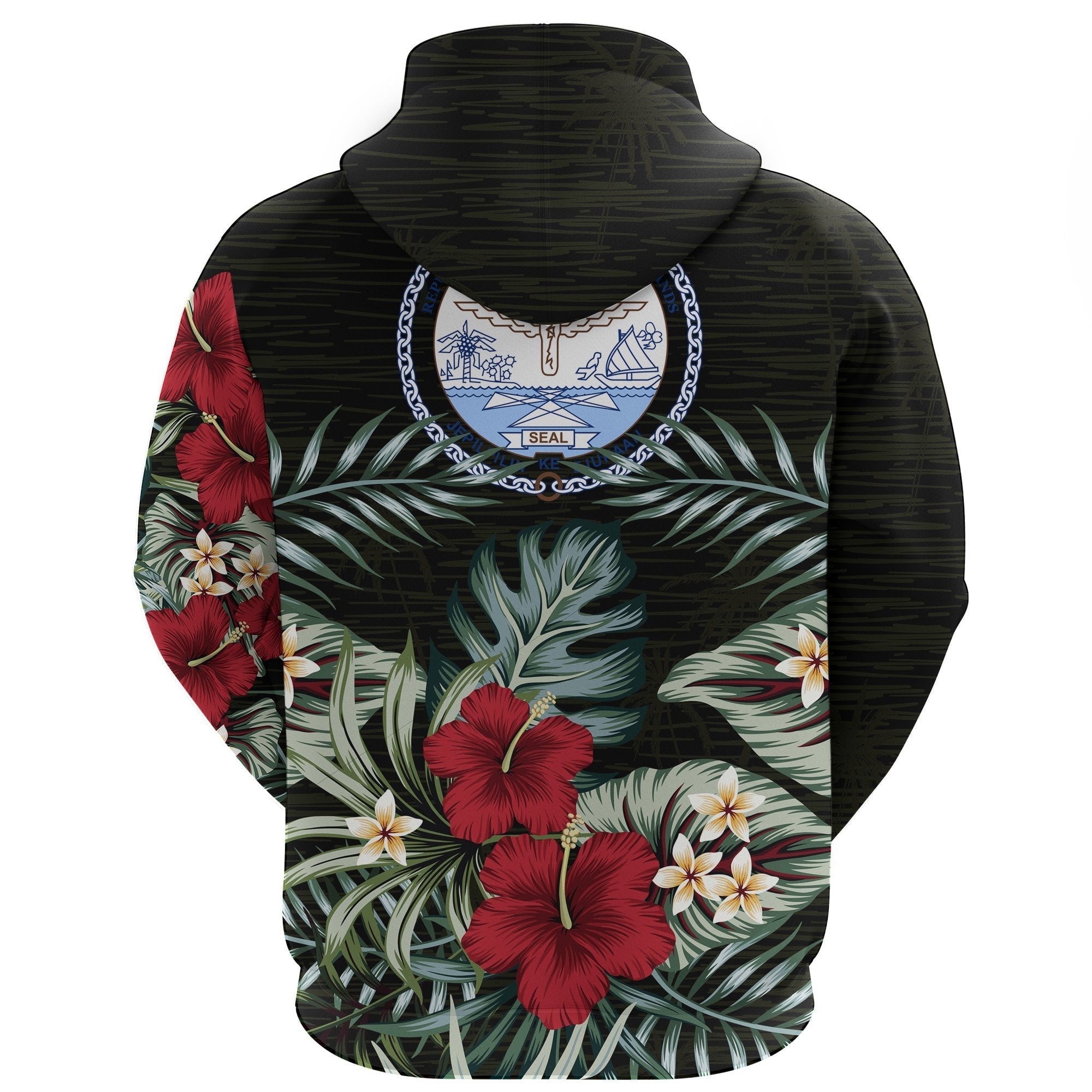 Marshall Islands Hibiscus Hoodie - Vibe Hoodie Shop