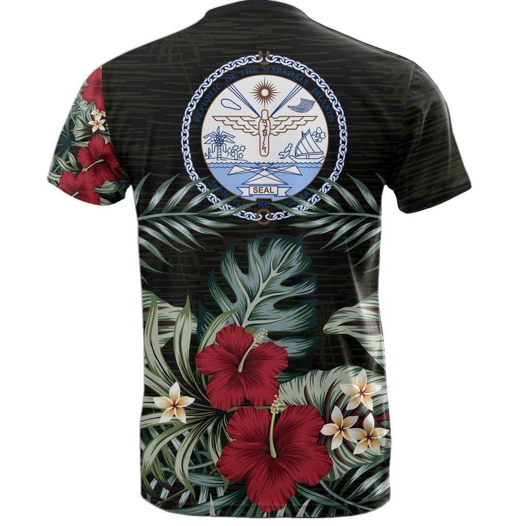 Marshall Islands Hibiscus T shirt - Vibe Hoodie Shop