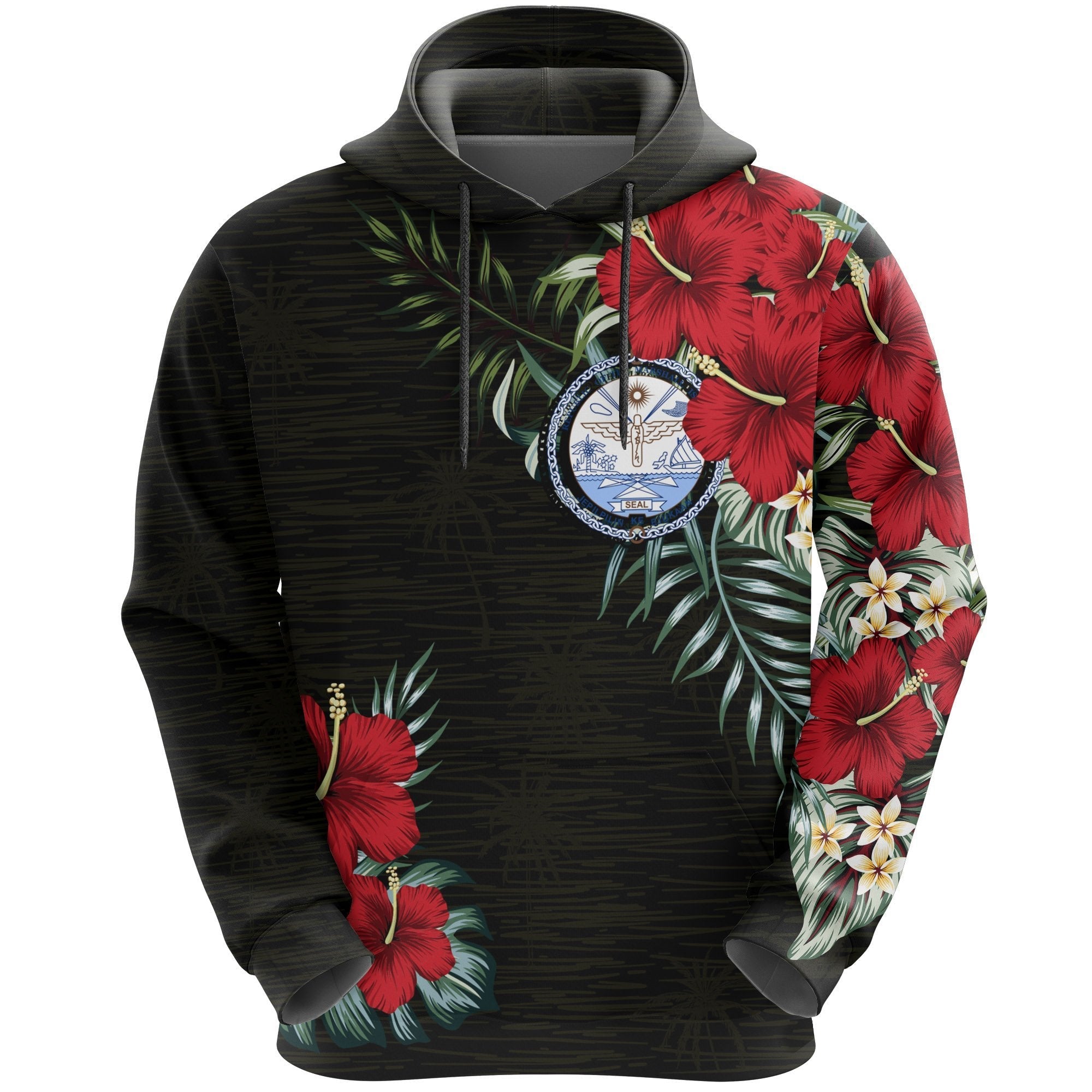 Marshall Islands Hoodie - Hibiscus (Men/Women) - Vibe Hoodie Shop