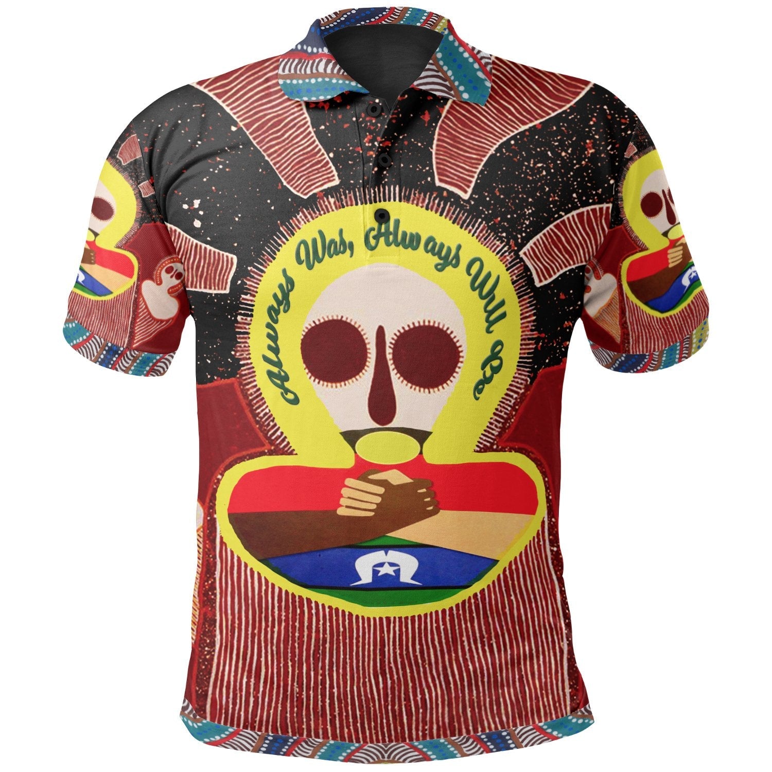 Aboriginal and Torres Strait Islanders Polo Shirt - NAIDOC Style - Vibe Hoodie Shop