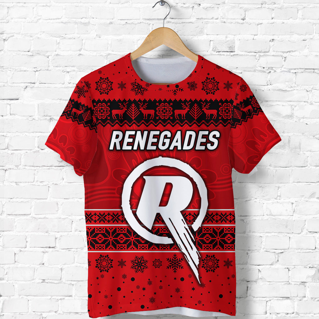 Melbourne Renegades T shirt Christmas Simple Style - Vibe Hoodie Shop