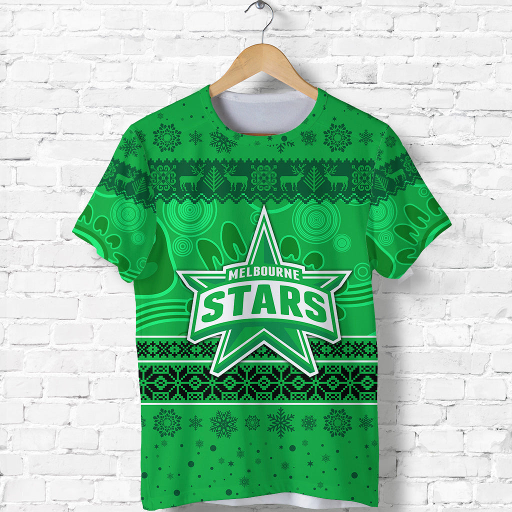 Melbourne Stars T shirt Christmas Simple Style - Vibe Hoodie Shop