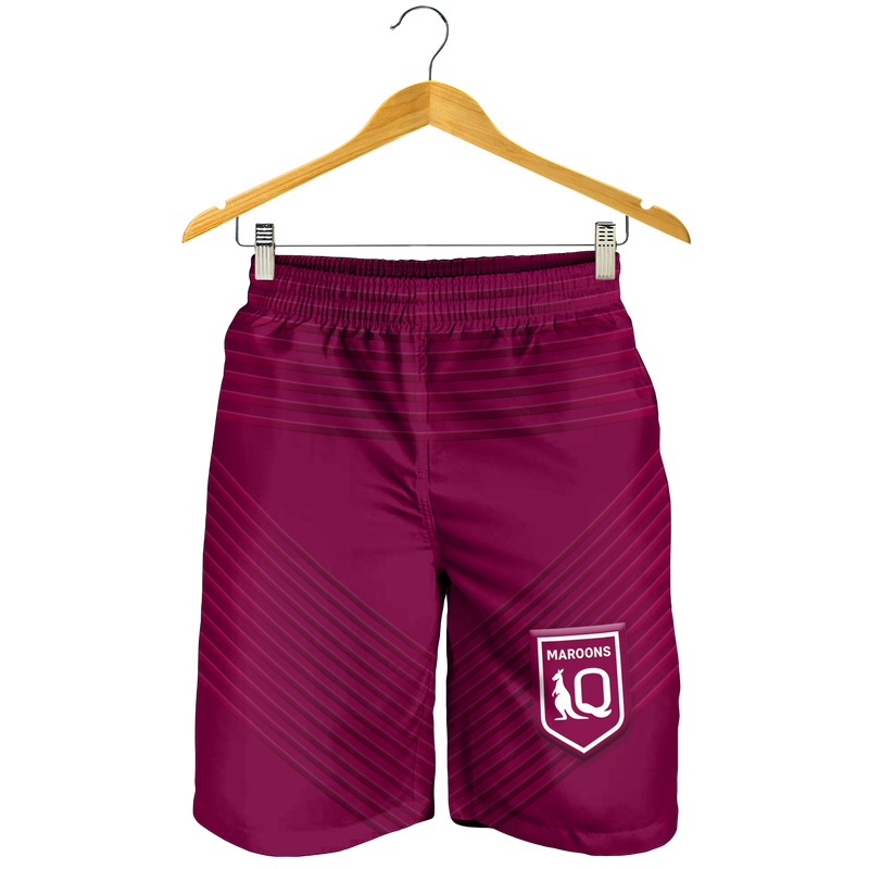 Queensland Maroons Men Short Simple Style - Vibe Hoodie Shop