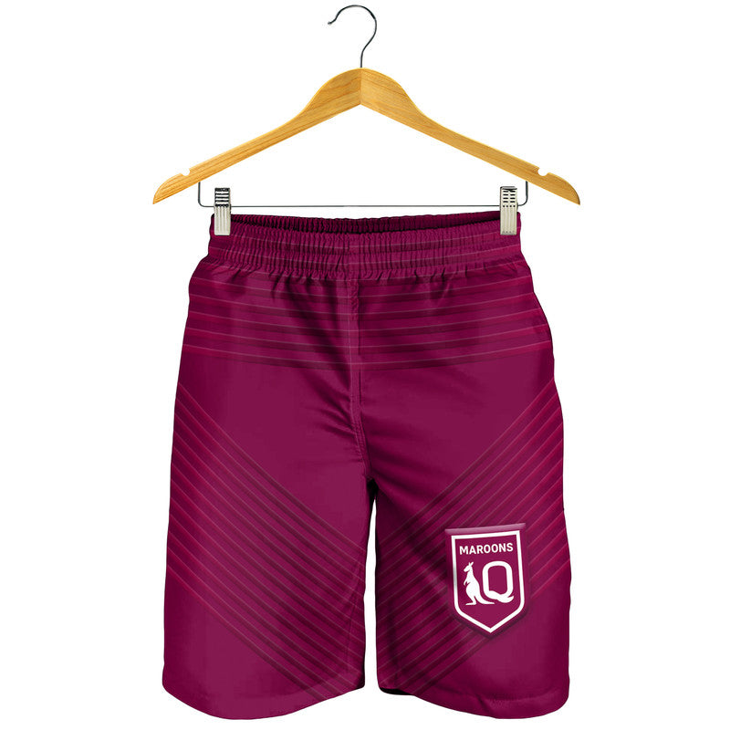 Queensland Maroons Men Short Simple Style - Vibe Hoodie Shop