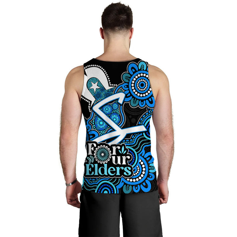 Adelaide Strikers Cricket Men Tank Top NAIDOC Torres Strait For Our Elders - Vibe Hoodie Shop