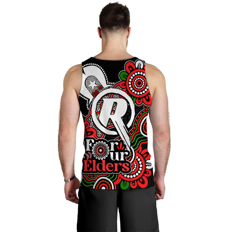 Melbourne Renegades Cricket Men Tank Top NAIDOC Torres Strait For Our Elders - Vibe Hoodie Shop