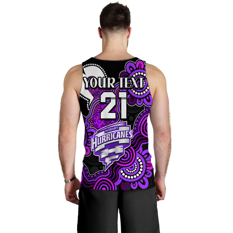 (Custom Personalised) Hobart Hurricanes Cricket Men Tank Top NAIDOC Torres Strait For Our Elders - Vibe Hoodie Shop