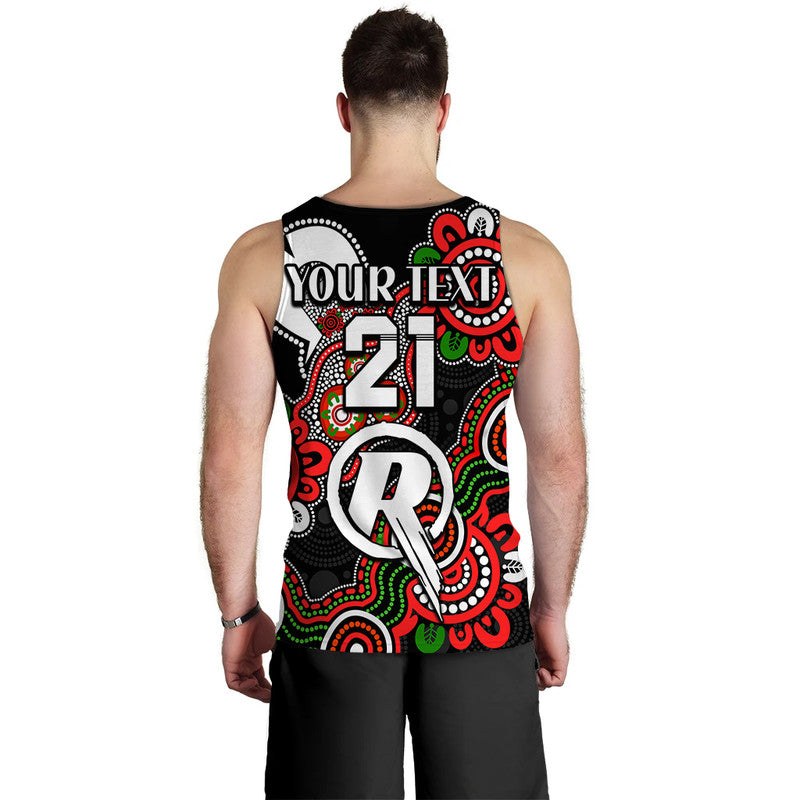 (Custom Personalised) Melbourne Renegades Cricket Men Tank Top NAIDOC Torres Strait For Our Elders - Vibe Hoodie Shop