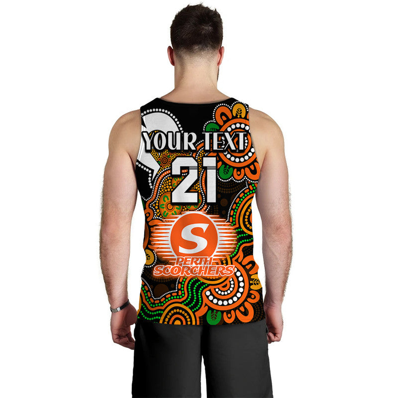 (Custom Personalised) Perth Scorchers Cricket Men Tank Top NAIDOC Torres Strait For Our Elders - Vibe Hoodie Shop