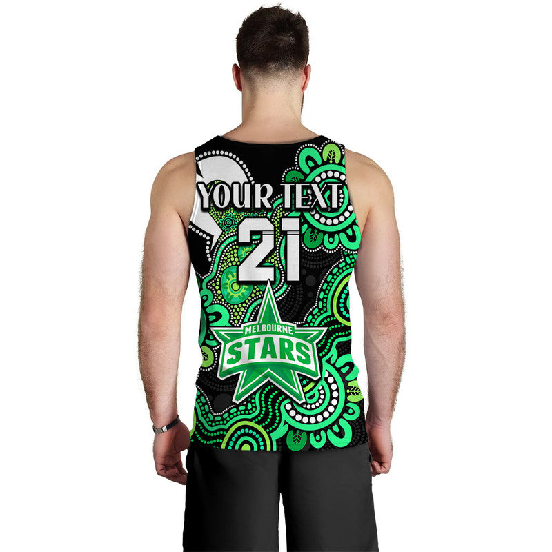 (Custom Personalised) Melbourne Stars Cricket Men Tank Top NAIDOC Torres Strait For Our Elders - Vibe Hoodie Shop