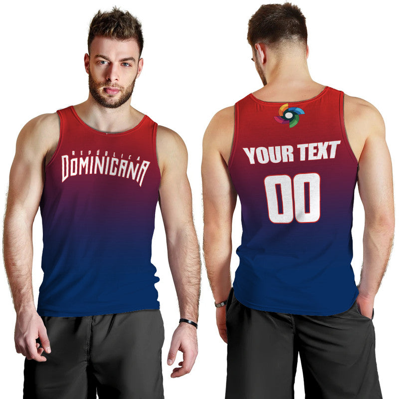 (Custom Personalised And Number) Baseball 2023 Dominicana Men Tank Top - Vibe Hoodie Shop