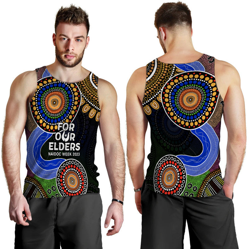 NAIDOC Week 2023- Men Tank Top Aboriginal - Vibe Hoodie Shop