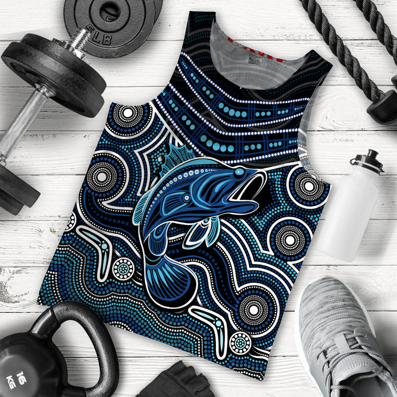 (Custom Personalised) Fishing Aboriginal Men Tank Top No.1 - Vibe Hoodie Shop