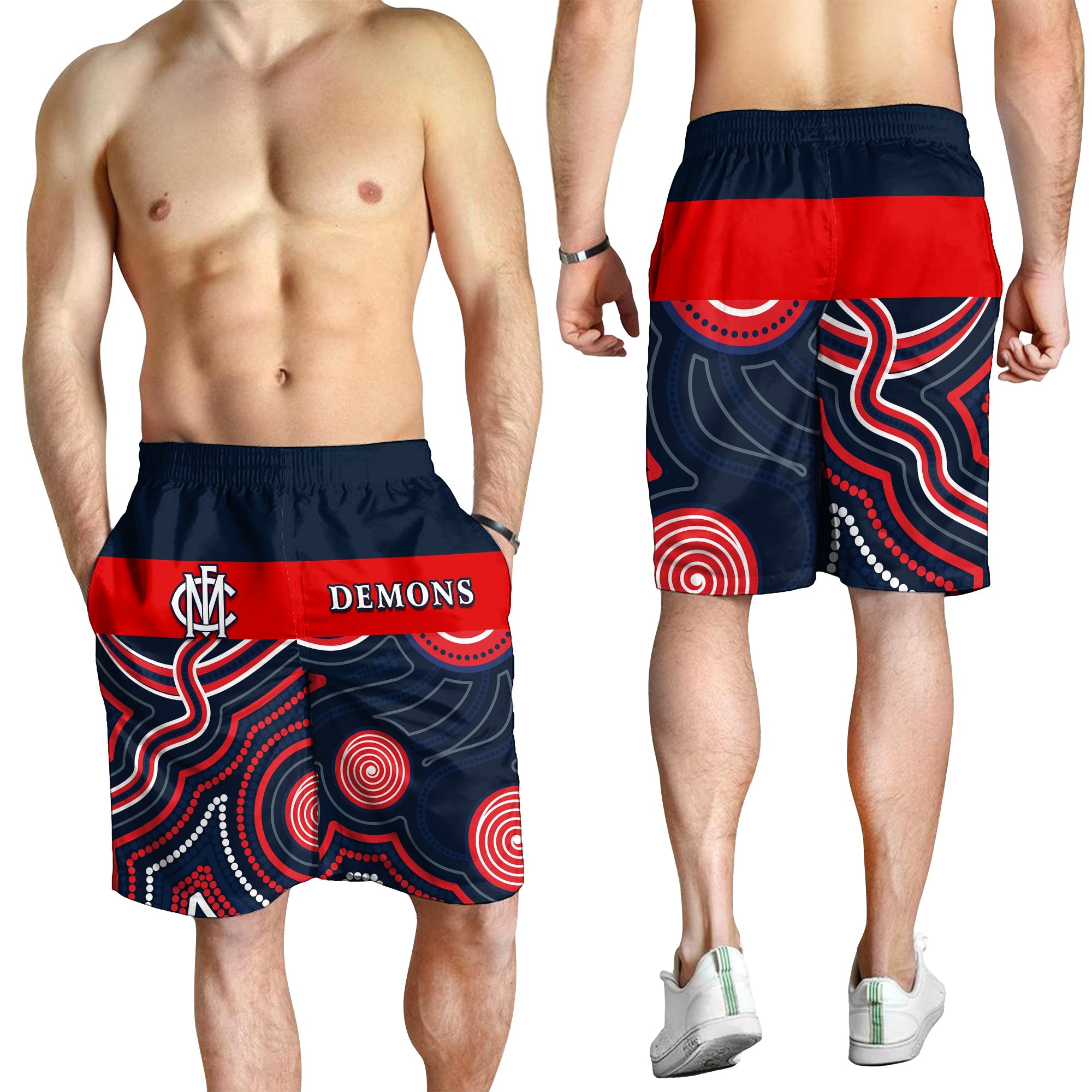 Melbourne Demons 2021 Men Shorts - We are the Champions - Vibe Hoodie Shop