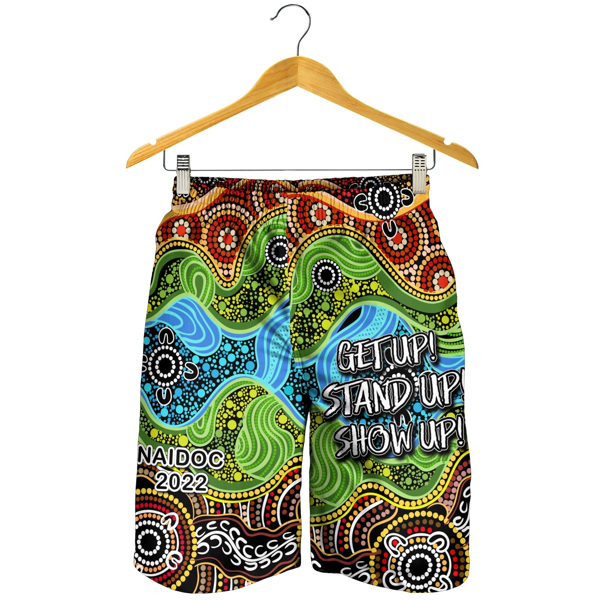 NAIDOC Week 2022 Men Short Indigenous Style - Vibe Hoodie Shop