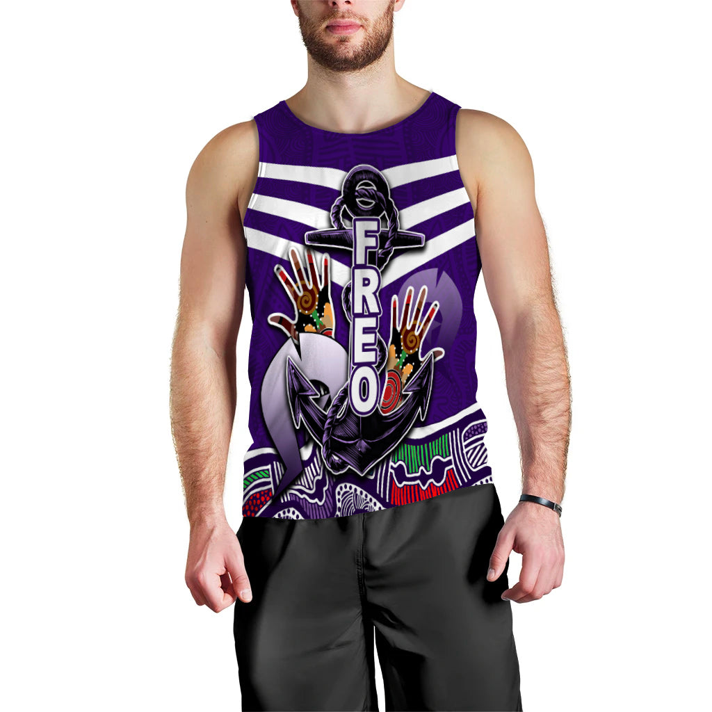 NAIDOC Fremantle Men's Tank Top Freo Torres Strait Islanders - Vibe Hoodie Shop