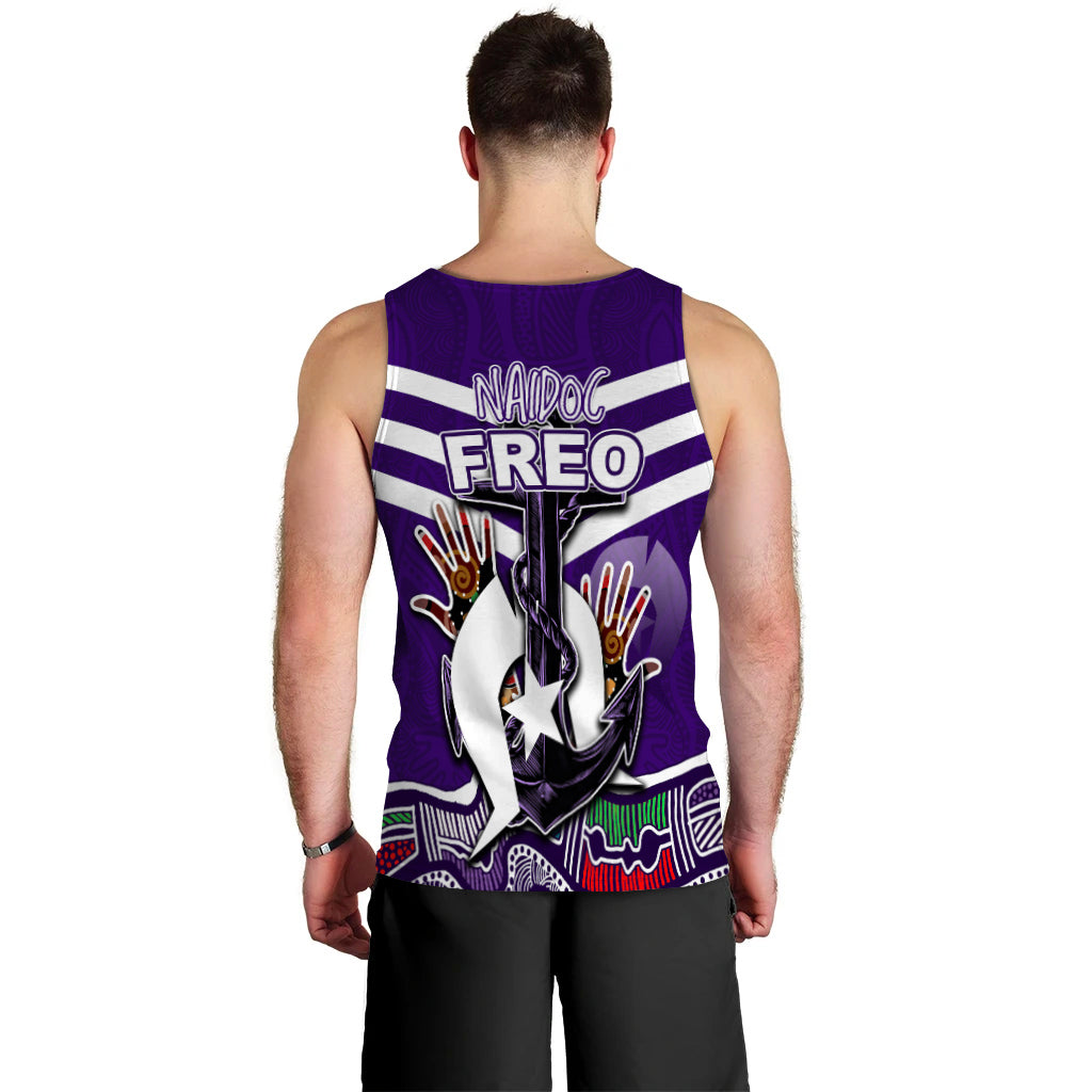 NAIDOC Fremantle Men's Tank Top Freo Torres Strait Islanders - Vibe Hoodie Shop