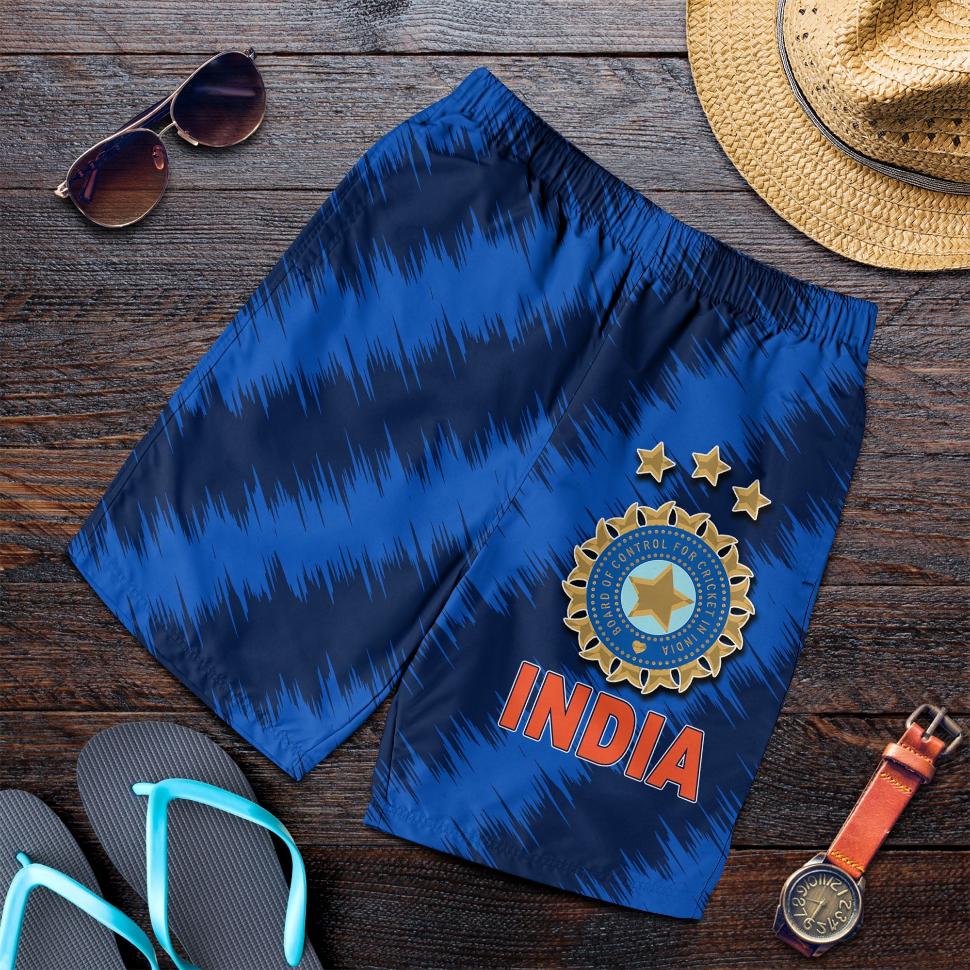 India Cricket Men's T20 World Cup Men Shorts - Vibe Hoodie Shop