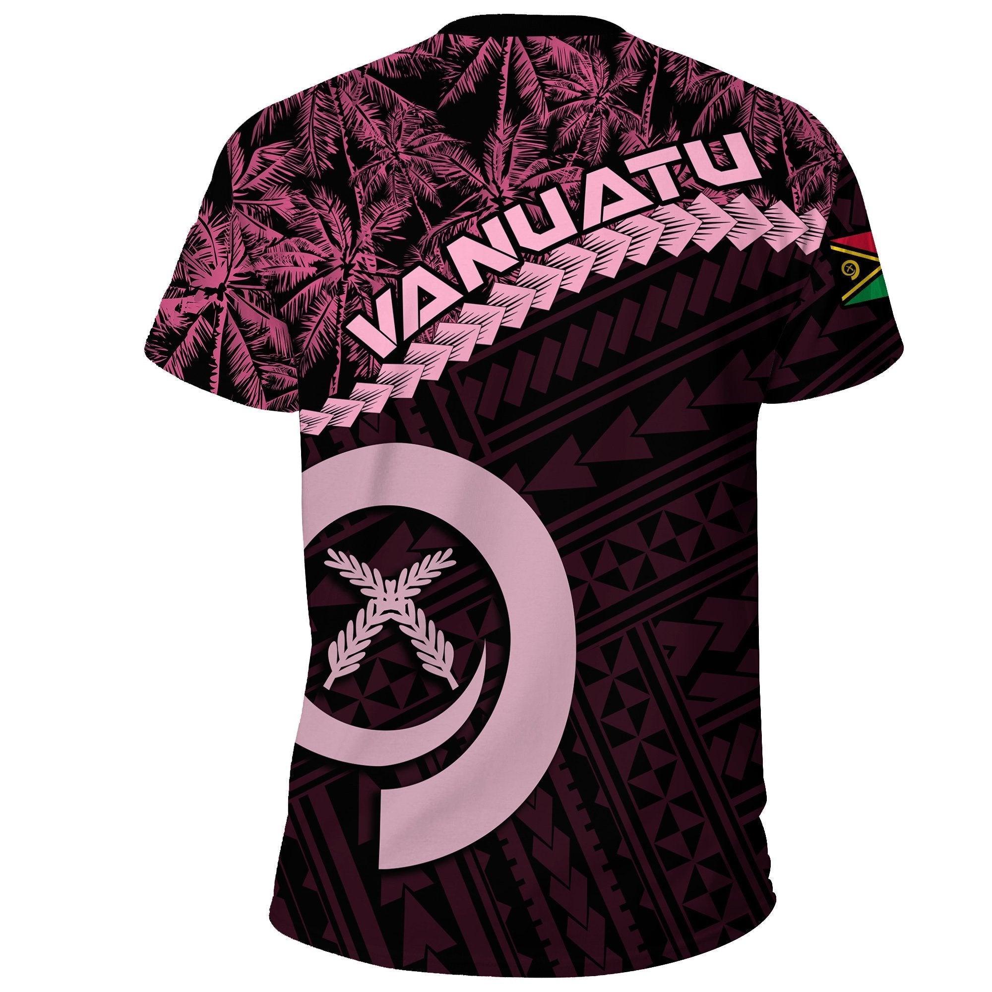 Vanuatu T shirt Pink Coconut No - Vibe Hoodie Shop