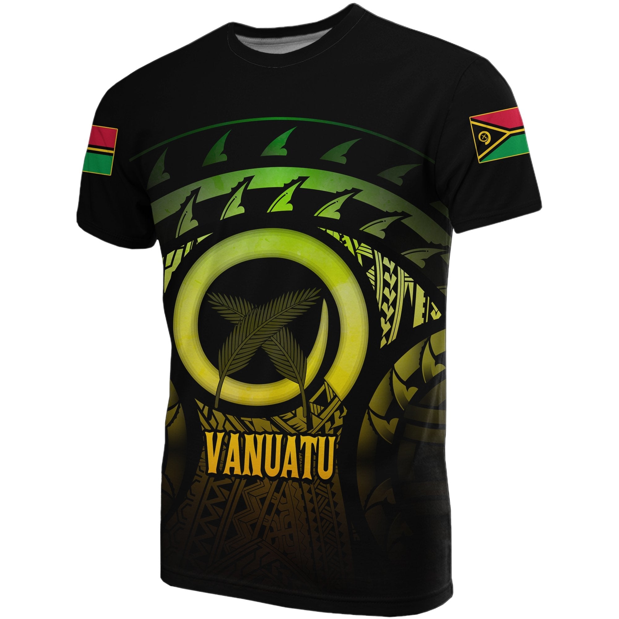 Vanuatu Turtle Hibiscus T shirt (Reggae) - Vibe Hoodie Shop