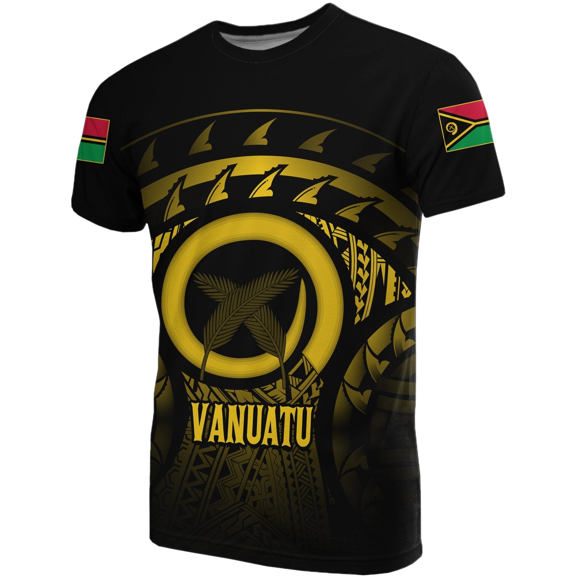 Vanuatu Turtle Hibiscus T shirt (Yellow) - Vibe Hoodie Shop