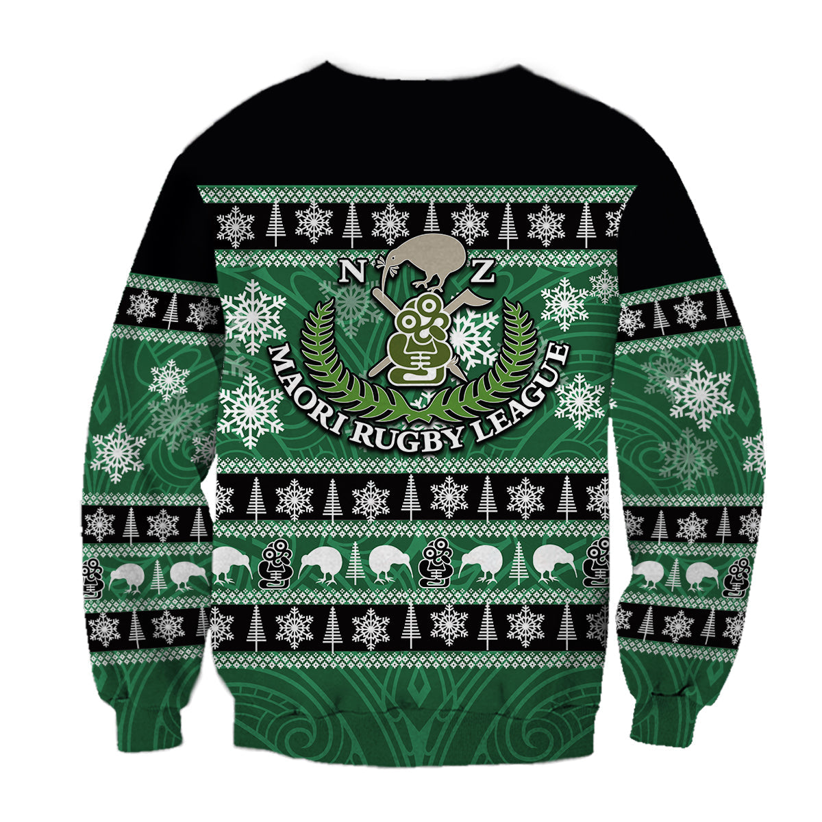 New Zealand Mori Rugby All Stars Sweatshirt Christmas 2021 - Vibe Hoodie Shop