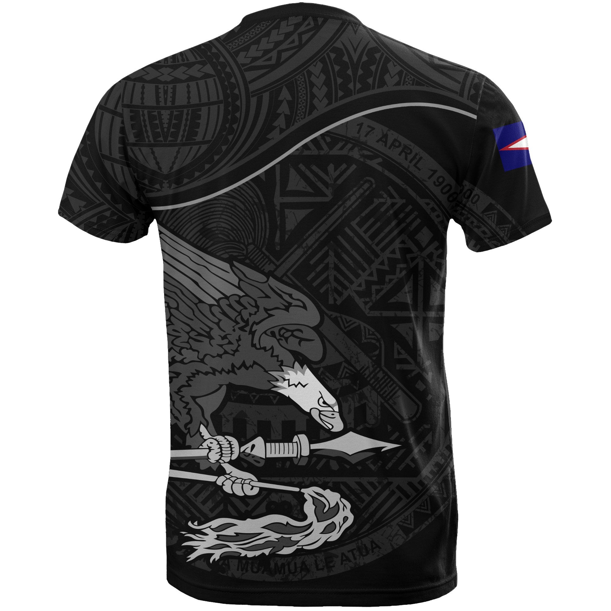 American Samoa Black T shirts - Vibe Hoodie Shop