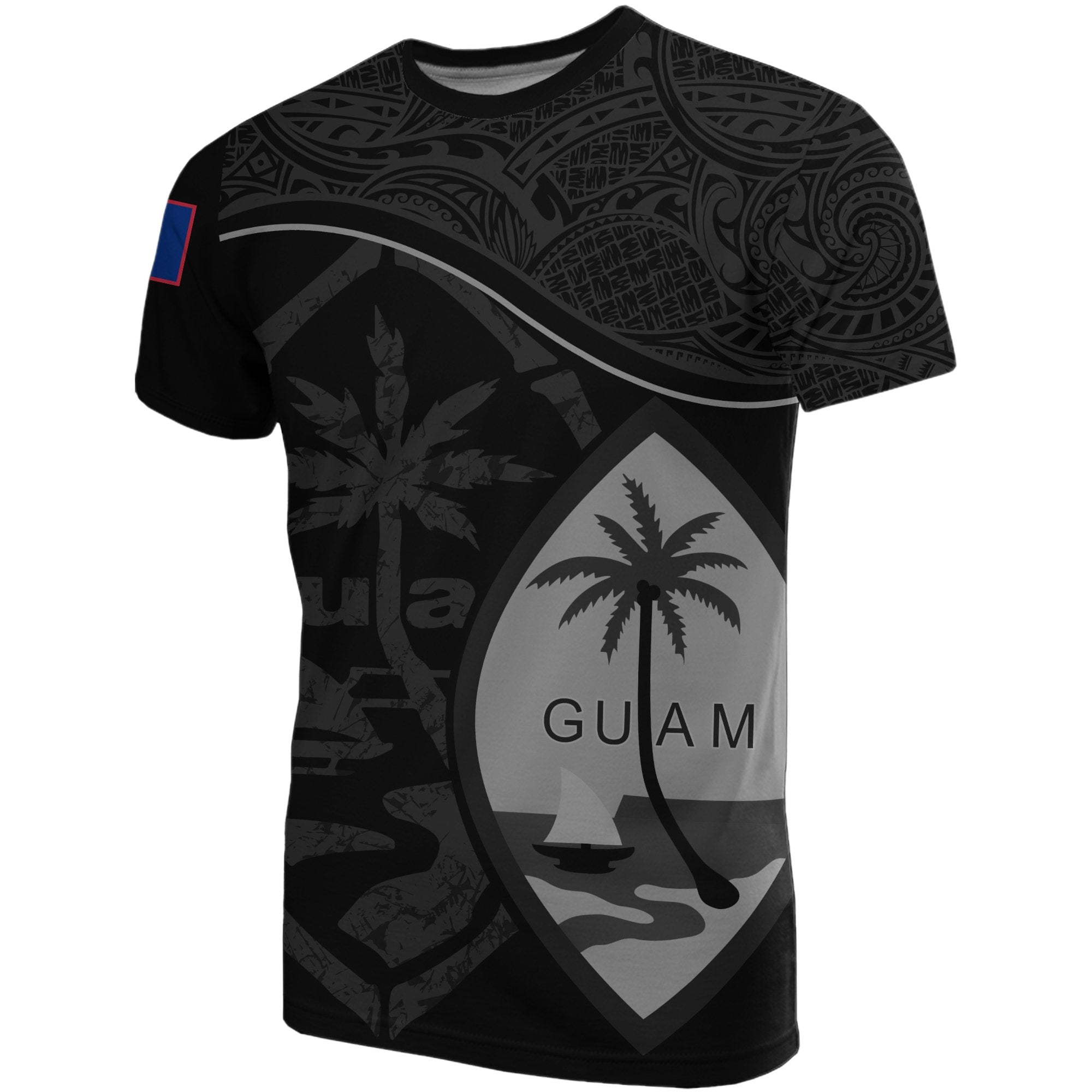 Guam Black T shirts - Vibe Hoodie Shop