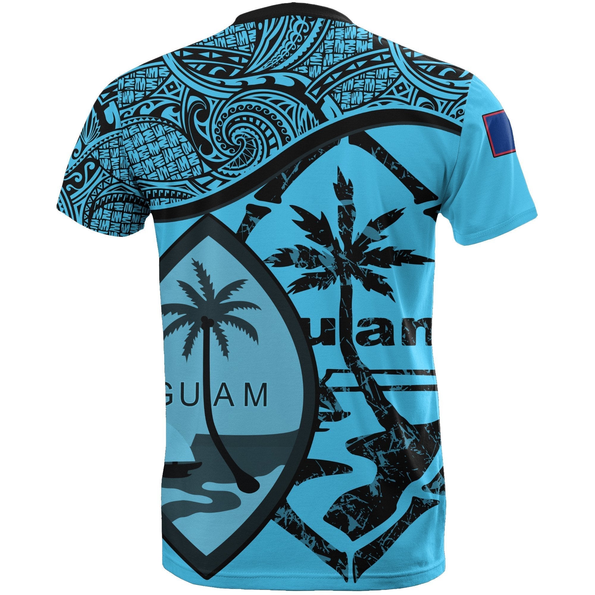 Guam Bleu Clair T shirts - Vibe Hoodie Shop