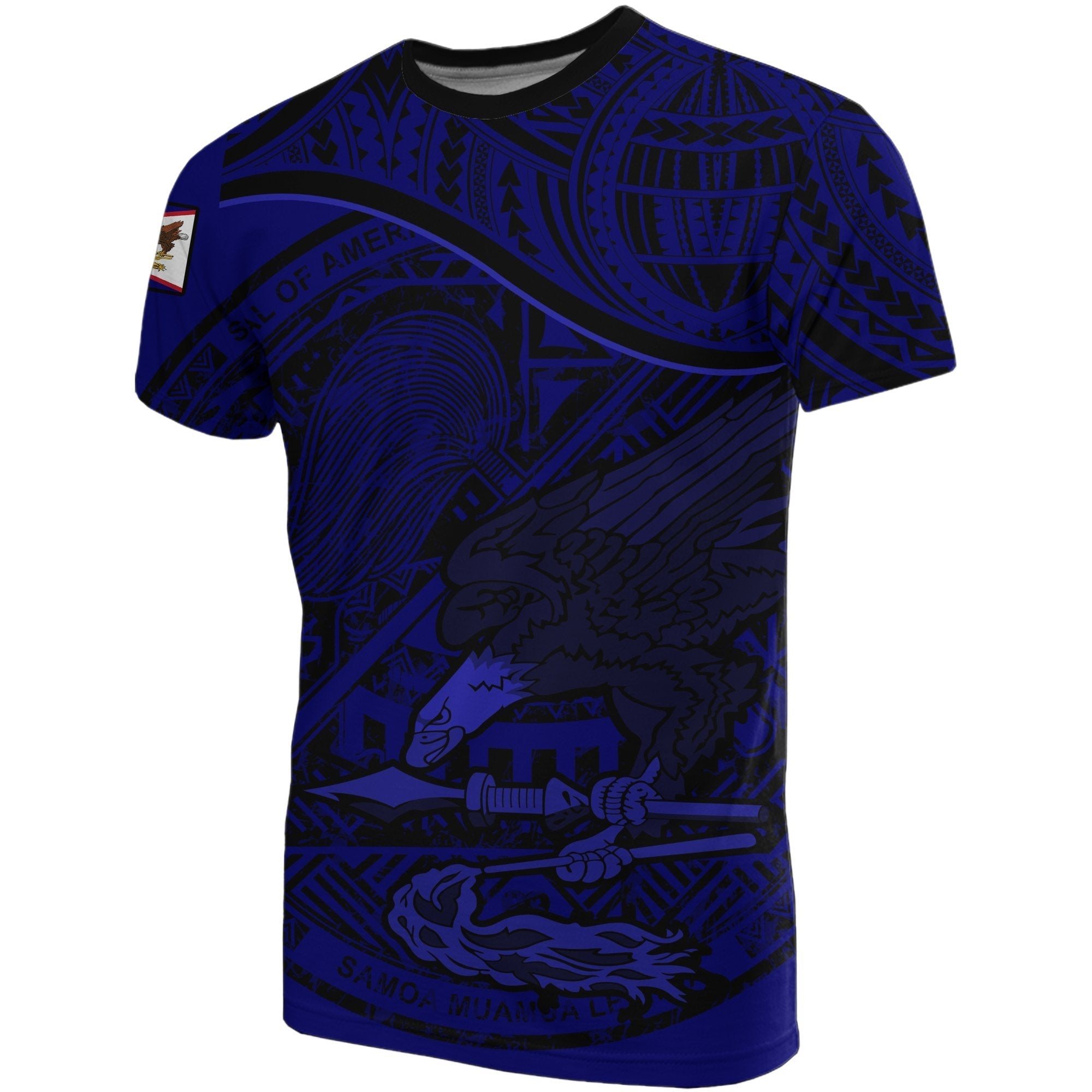 American Samoa Dark Blue T shirts - Vibe Hoodie Shop