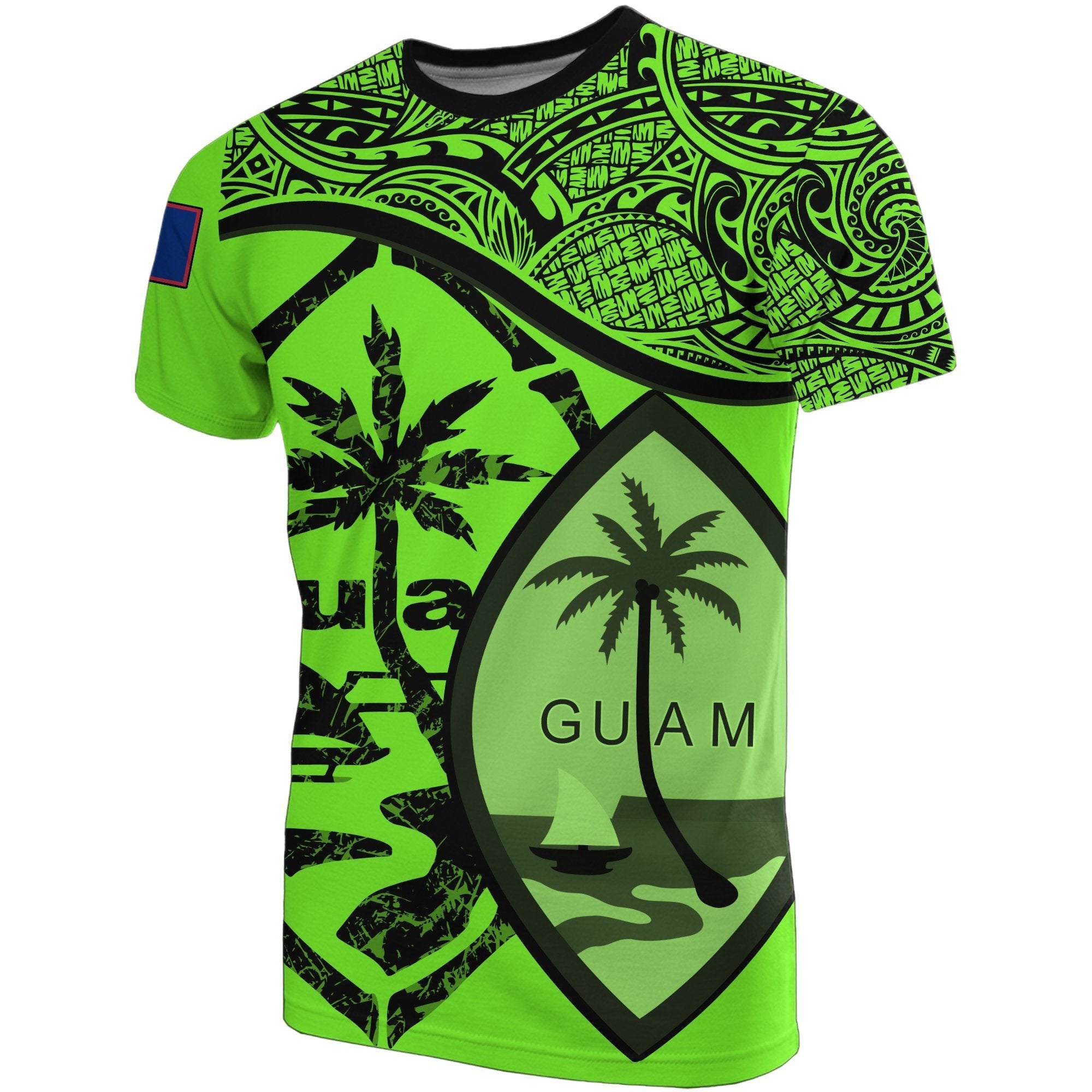 Guam Green T shirts - Vibe Hoodie Shop