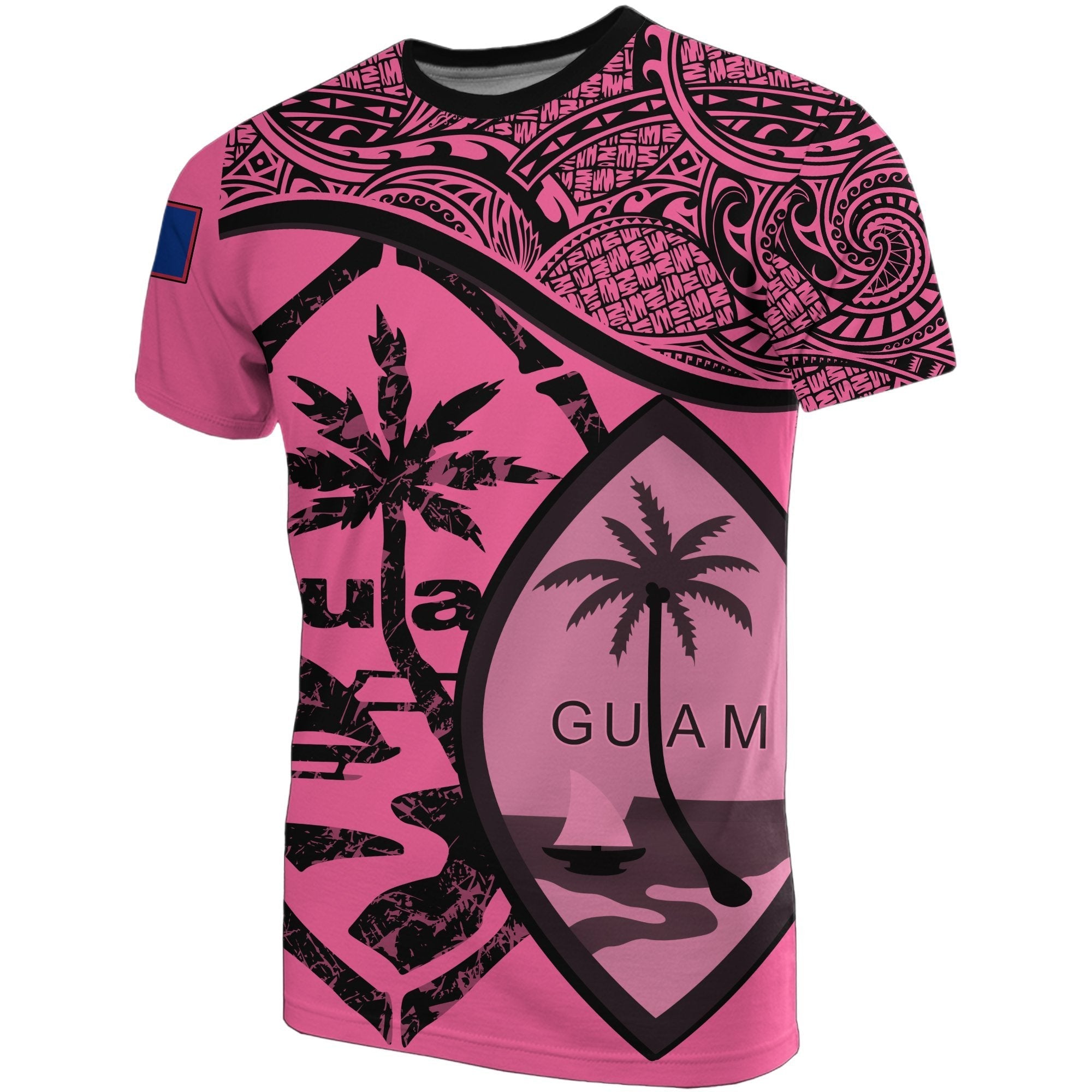 Guam Pink T shirts - Vibe Hoodie Shop