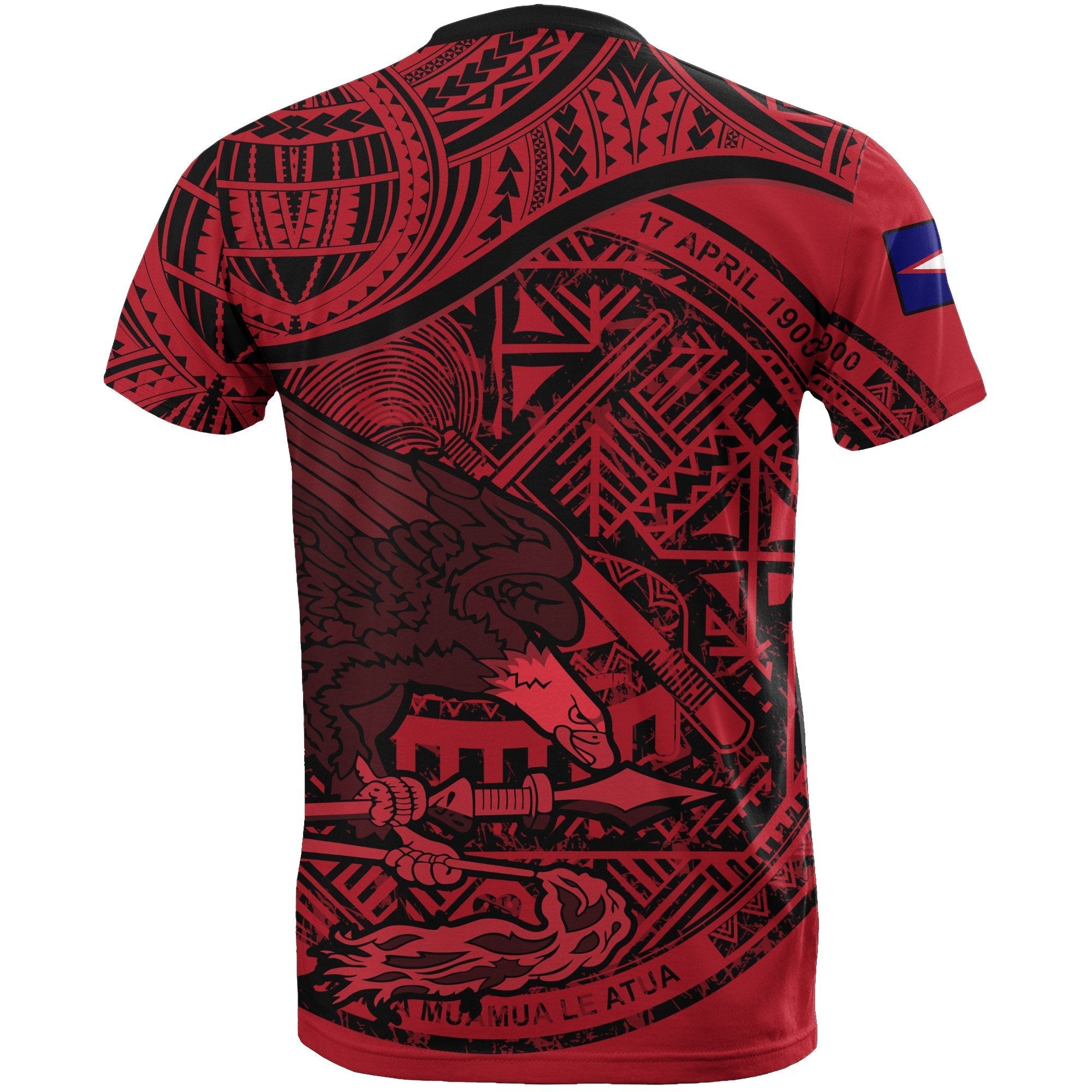 American Samoa Red T shirts - Vibe Hoodie Shop