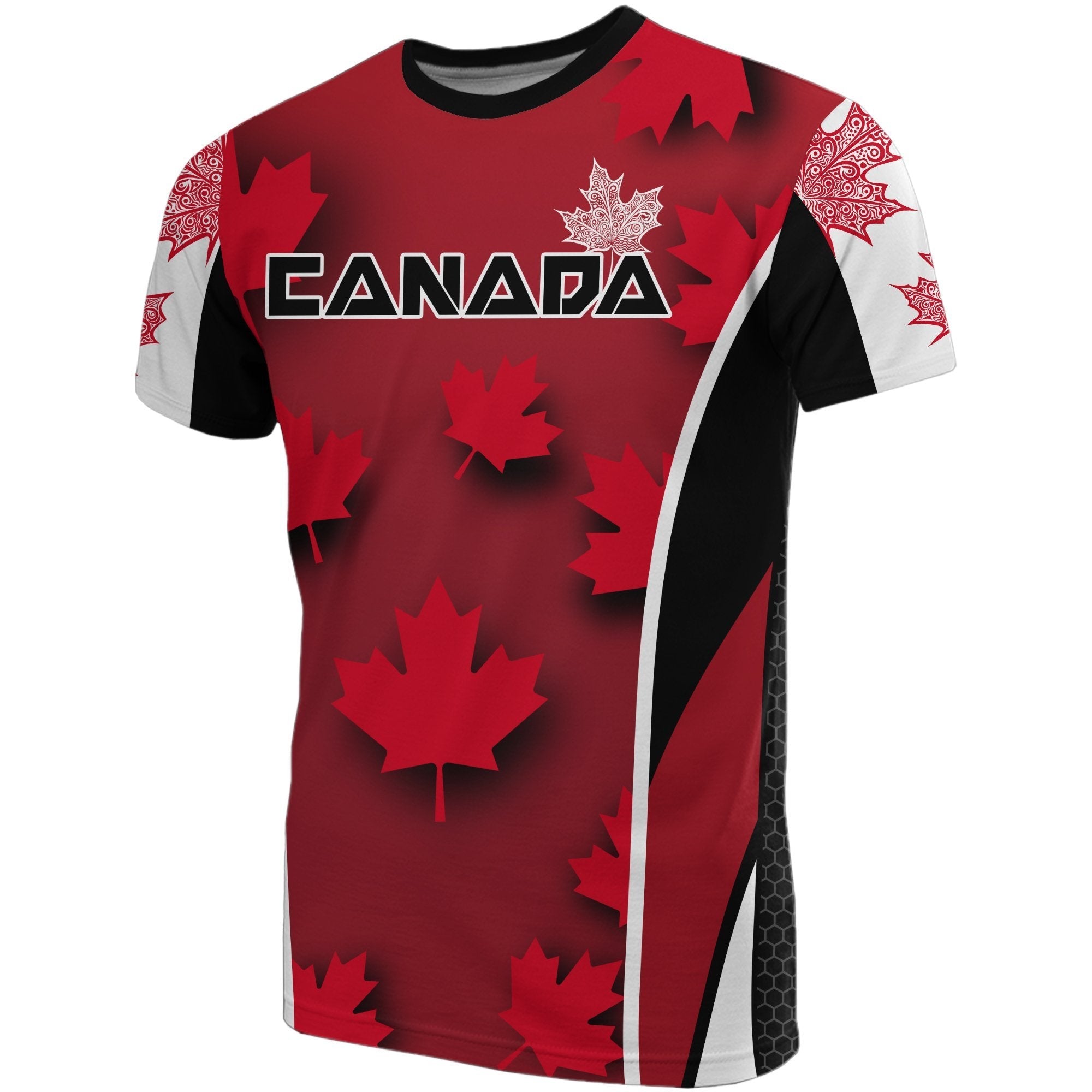 Canada Maple Leaf T shirts (Red) - Vibe Hoodie Shop