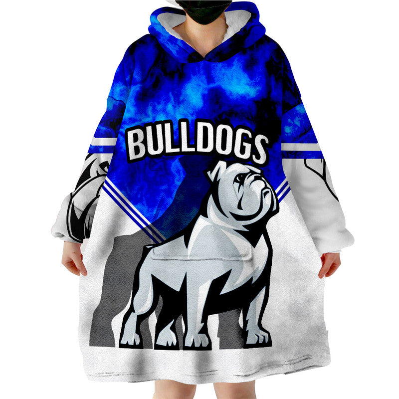 Bulldogs Rugby Wearable Blanket Hoodie - Vibe Hoodie Shop