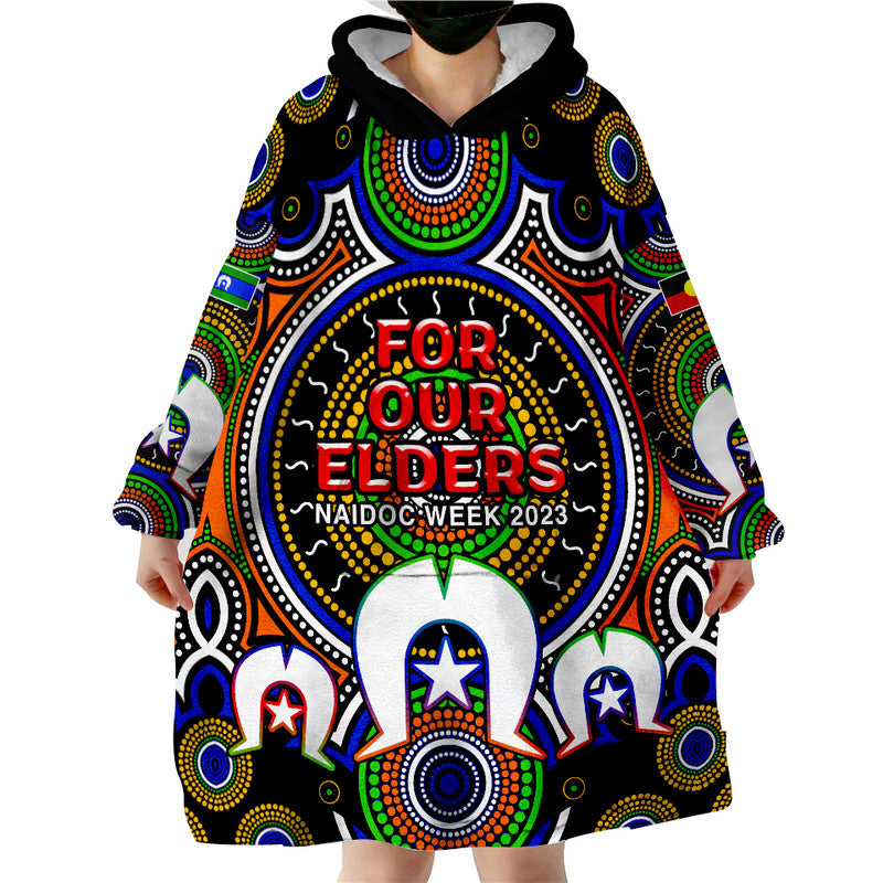 NAIDOC Week For Our Elders- Wearable Blanket Hoodie - Vibe Hoodie Shop