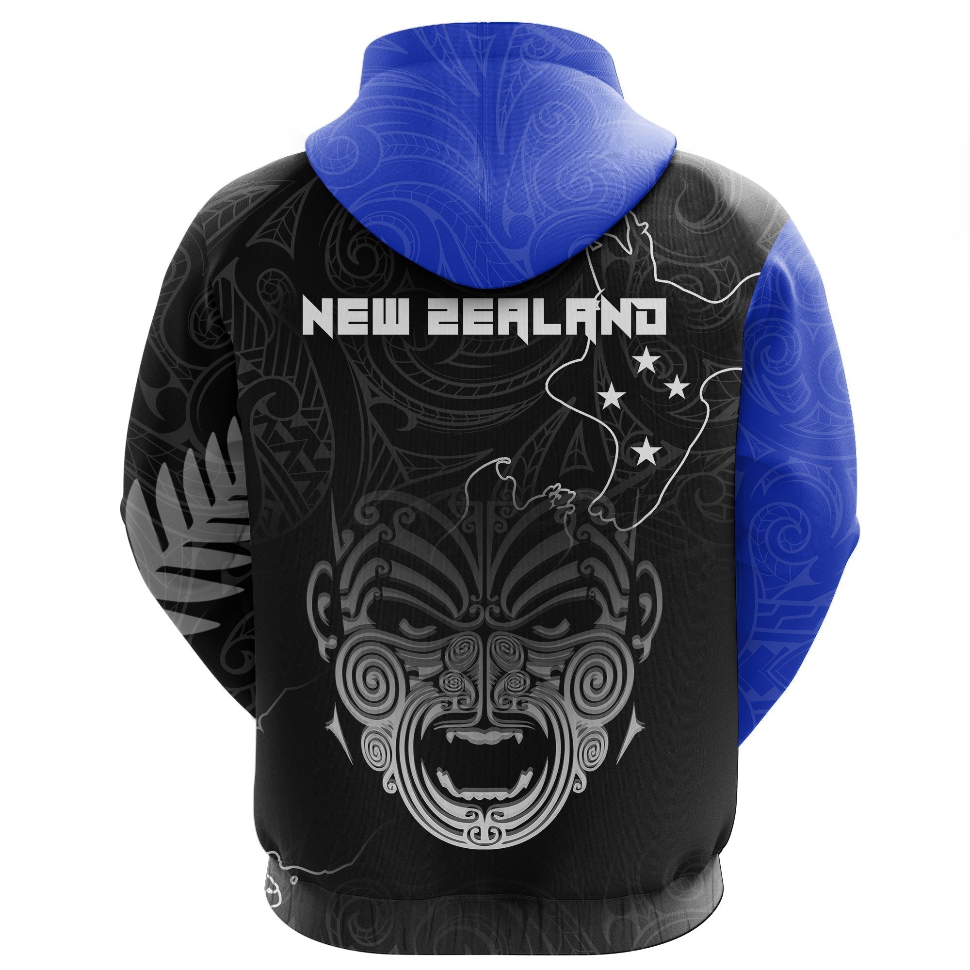 New Zealand Maori Ta Moko Hoodie - Vibe Hoodie Shop