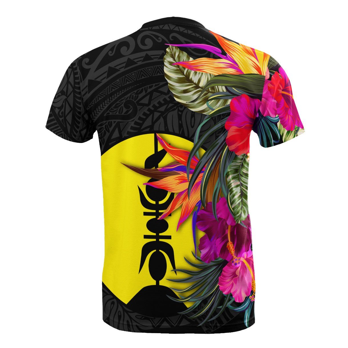 Vibe Hoodie New Caledonia T shirt - Polynesian Hibiscus Pattern - Vibe Hoodie Shop