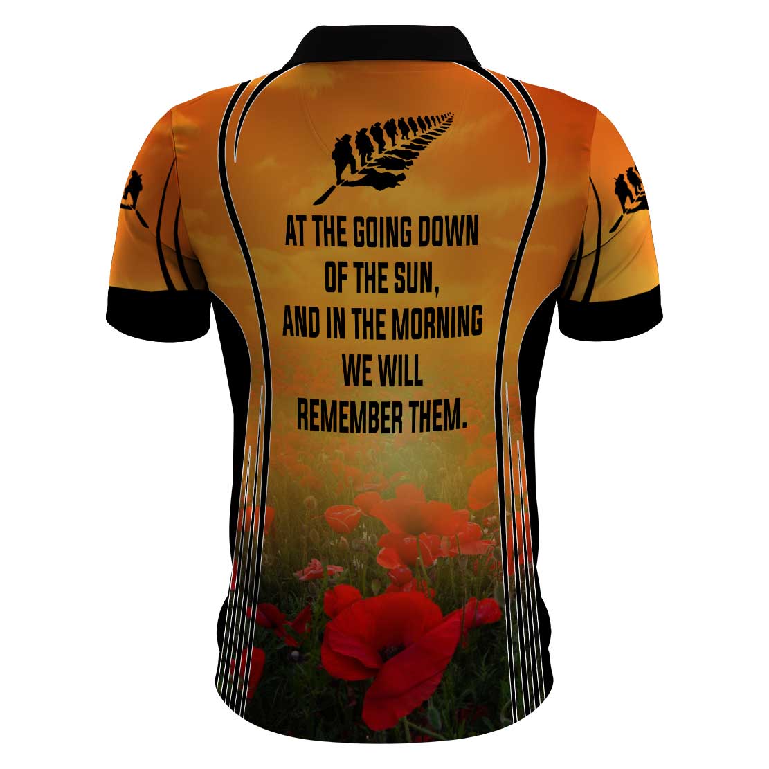 Vibe Hoodie ANZAC Polo Shirt - AUS ANZAC Remembrance Day - Lest We Forget - BN21 - RLT20 - Vibe Hoodie Shop