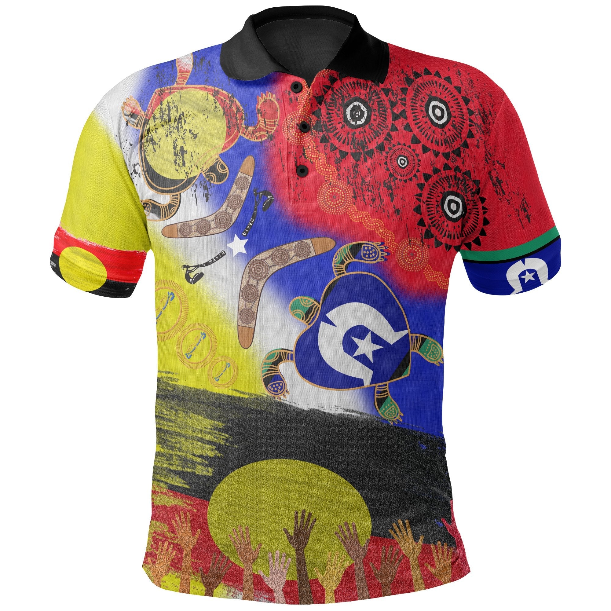 Aboriginal Polo Shirt, Australia NAIDOC Week 2020 - Vibe Hoodie Shop