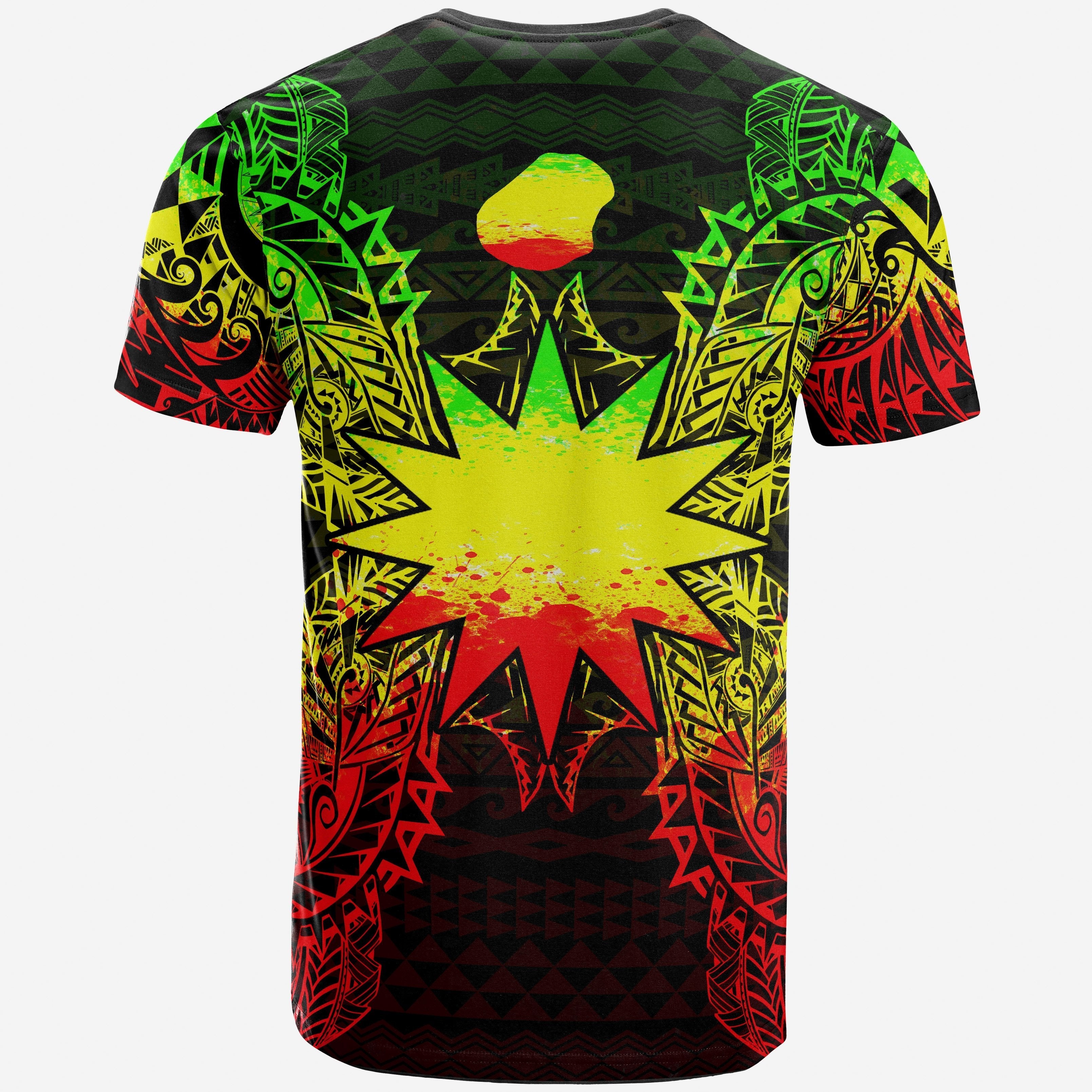 Vibe Hoodie Nauru All T shirt - Nauru FLag Map Polynesian Tattoo Reggae - Vibe Hoodie Shop