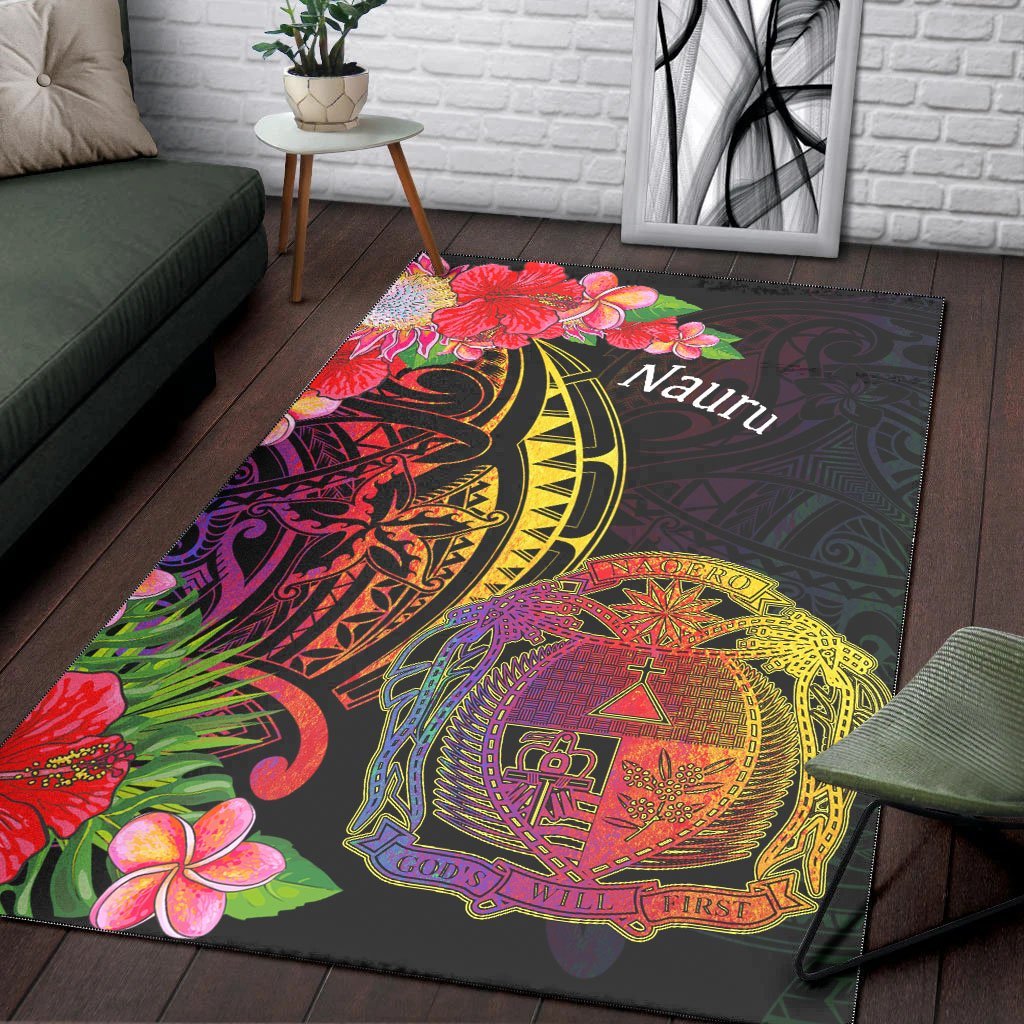 Nauru Area Rug - Tropical Hippie Style - Vibe Hoodie Shop