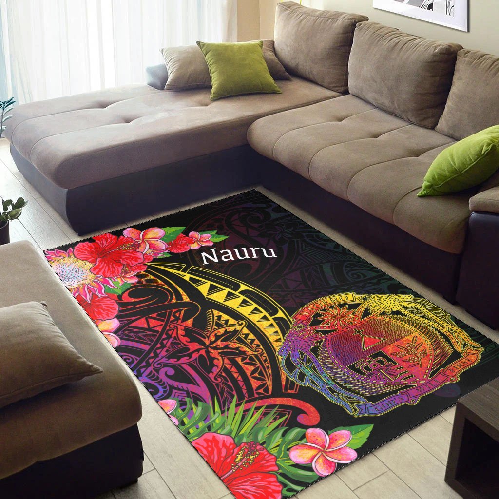 Nauru Area Rug - Tropical Hippie Style - Vibe Hoodie Shop